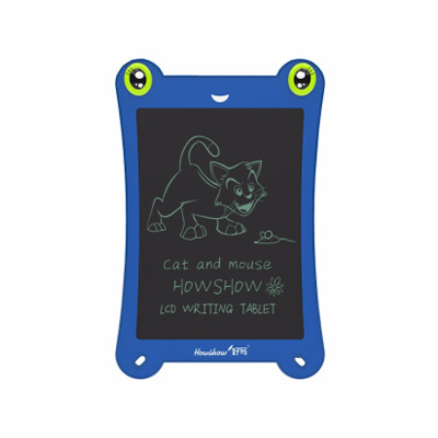 8.5寸青蛙款兒童寫字板 彩色液晶電子手寫板,產品特點:全新卡通外觀、升級彩色筆跡、液晶彩色繪畫面板、一鍵清除、手指書寫、重復使用10萬次